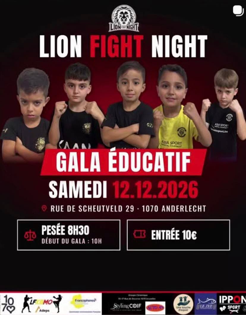 Poster Boxe Educatif in Anderlecht