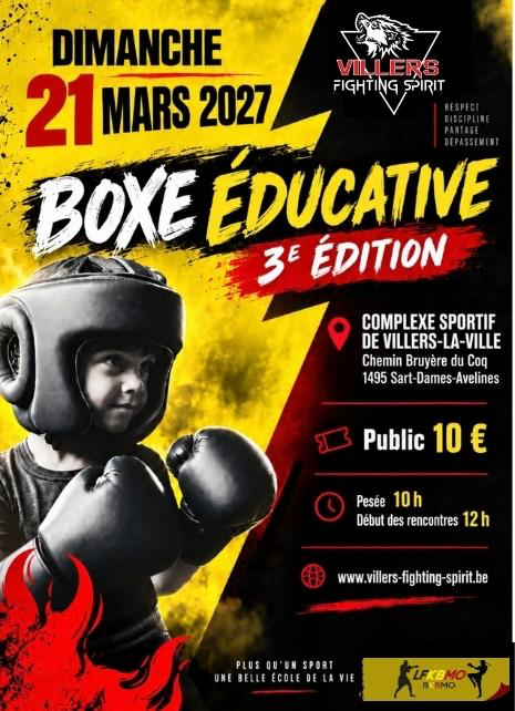 Poster Boxe Educative in Sart-Dames-Avelines