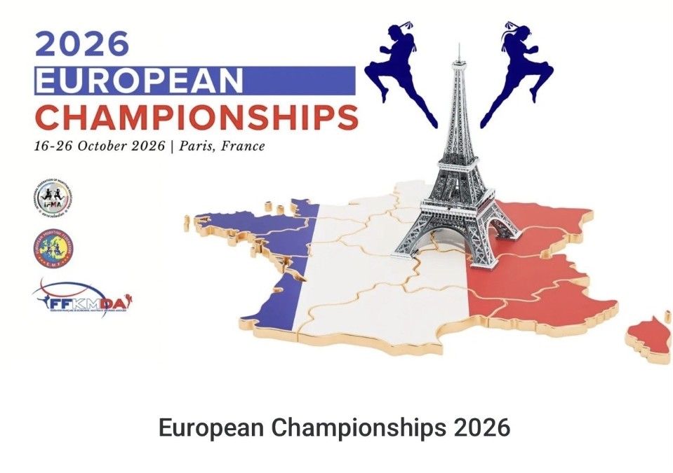 Poster European Championship Muaythai IFMA in Paris, France